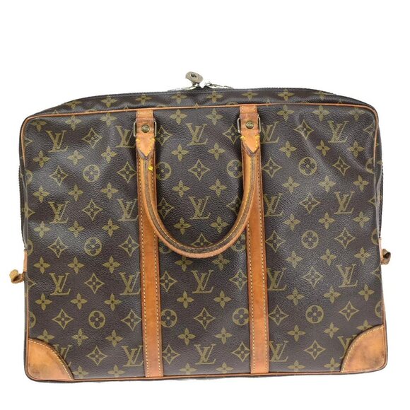 LOUIS VUITTON Porte Documents Voyage Briefcase Hand Bag Monogram - Picture 15 of 16